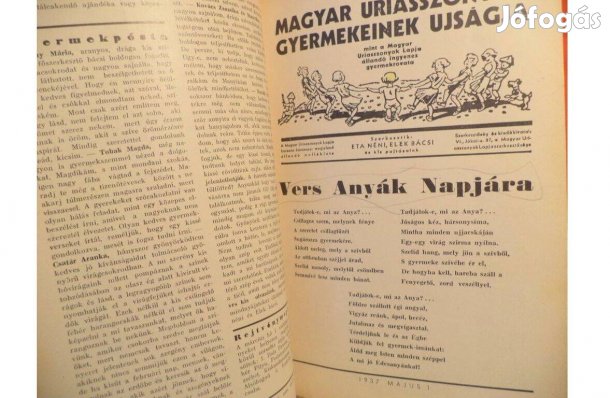 A Magyar Uriasszonyok gyermekeinek ujságja