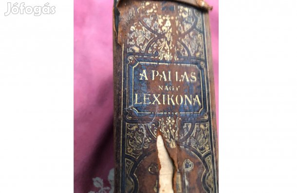 A Pallas nagy lexikona V.kötet ,sérült 5000 Ft