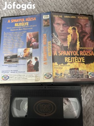 A Spanyol rózsa rejtélye vhs nagytok krimi mokép