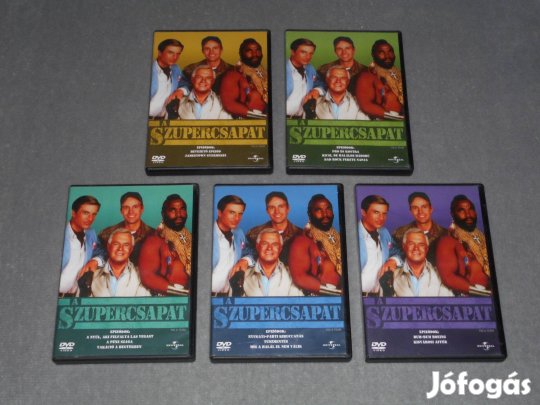 A Szupercsapat The A-Team 5 DVD Teljes 1. évad Magyar nyelvű sorozat