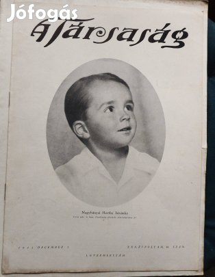 A Társaság c. bulvárlap gyermekszáma (1943. Horthy Istvánka)
