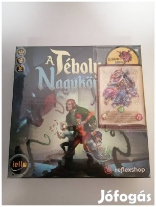 A Téboly Nagykönyve bontatlan társasjáték promólapokkal 
