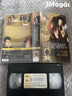 A Thomas Crown ügy vhs kistok krimi