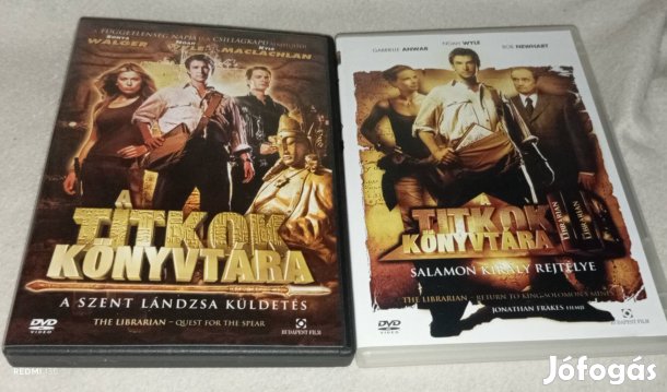 A Titkok könyvtára 1-2 Magyar Kiadású és Magyar Szinkronos DVD Filmek