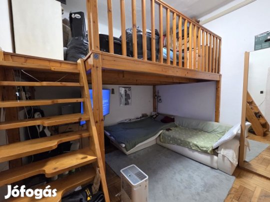 A Vasas pálya közelében 1 szobás kertes lakás eladó!