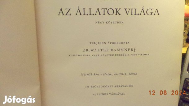 A. E. Brehm: Az állatok világa 1 - 2 - 3