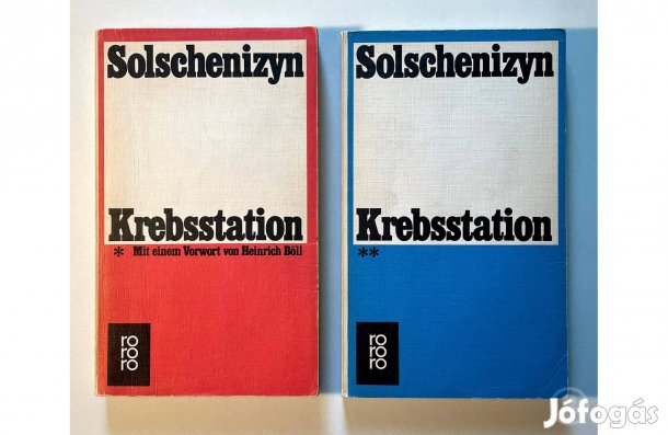 A. I. Solschenizyn: Krebsstation 1,2 - - - (Csak személyesen!)