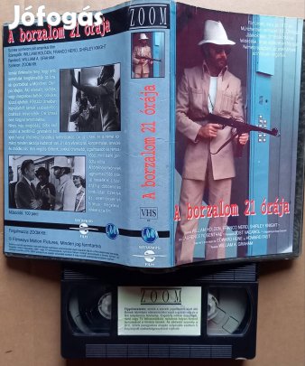 A borzalom 21 órája - krimi vhs - Franco Nero
