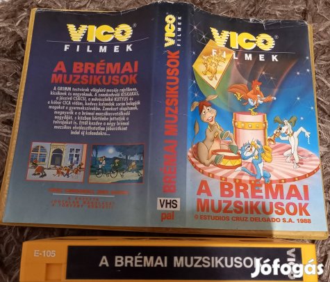 A brémai muzsikusok - rajzfilm vico vhs 