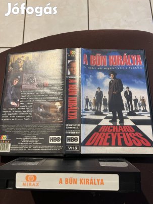 A bűn királya akció vhs nagytok. 