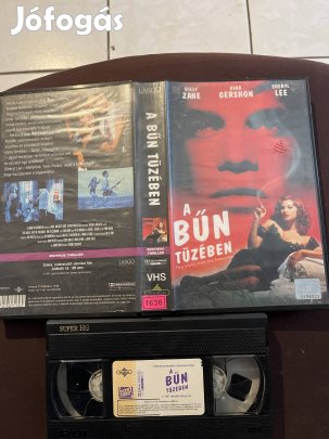 A bűn tüzében thriller vhs 