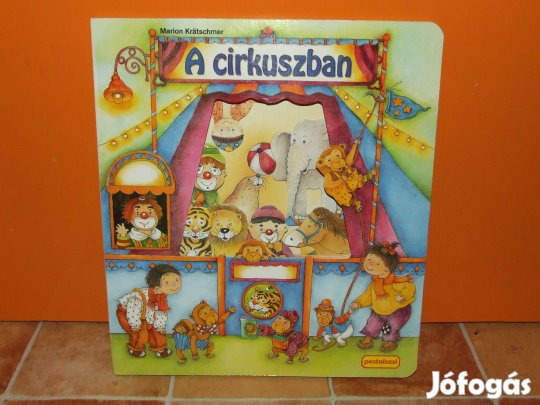 A cirkuszban retro mesekönyv keménylapos