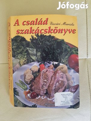 A család szakácskönyve szakácskönyv könyv Nagyon jó receptek Vizvári M