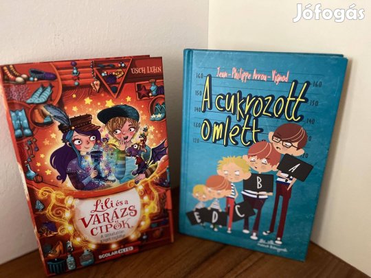 A cukrozott omlett és Lili és a varázscipők ifjúsági könyv gyerek