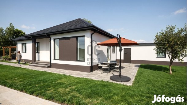 A faluk Győre - Győrújfalui eladó új építésű tégla ikerház