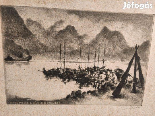 A fegyverek a közelban vannak , vietnám , rézkarc