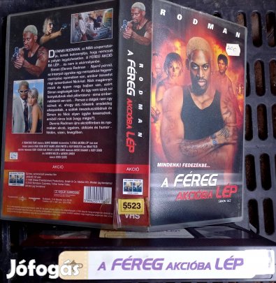 A féreg akcióba lép - akció VHS - Dennis Rodman