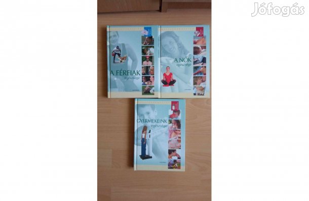 A férfiak A nők Gyermekeink egészsége három db könyv együtt 1500 Ft