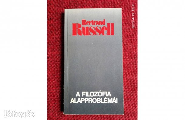 A filozófia alapproblémái Bertrand Russell Kossuth Kiadó Sok Mást Is