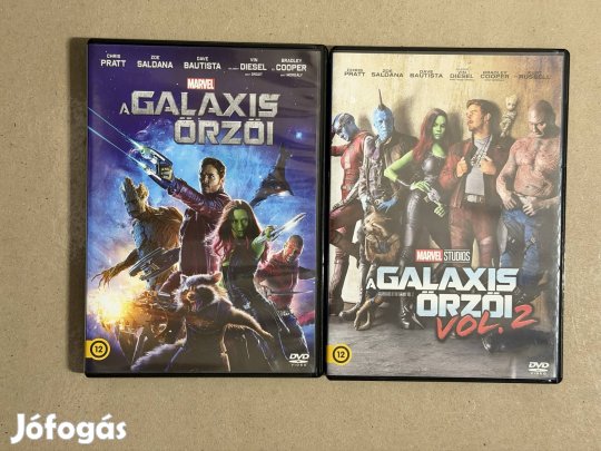 A galaxis őrzői 1,2rész dvd