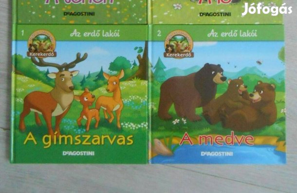 A gímszarvas, A medve - újszerű gyerek könyvek (Az erdő lakói sorozat)