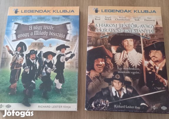 A három testőr/A négy testőr - legendák klubja dvd
