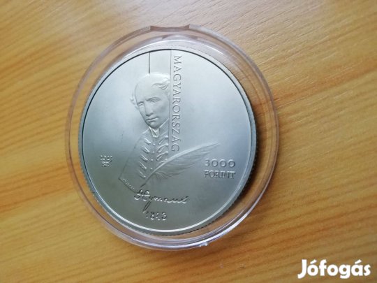 A himnusz 200-dik évfordulójára 3000 Ft-os Emlékpénz