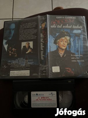 A hölgy aki túl sokat tudott vhs nagytok krimi