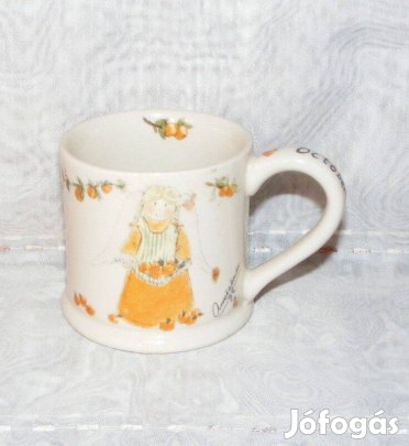 A hónap angyalai porcelán bögre Gnomy október