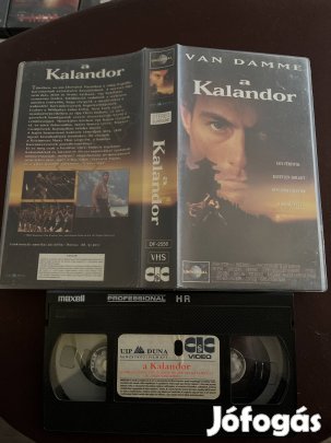 A kalandor akció vhs kistok Van Damme