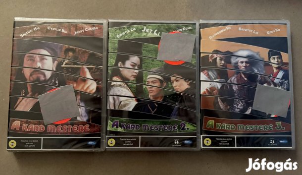 A kard mestere trilógia dvd
