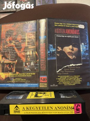 A kegyetlen anonimus akció vhs nagytok 