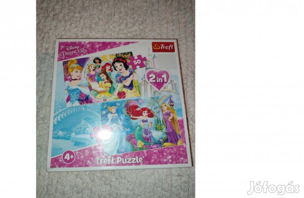 A kis hableány Disney hercegnők puzzle 2in1 (50db-os)