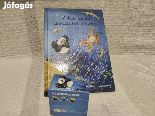 A kis panda csodálatos utazása könyv és kártyák