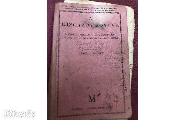 A kisgazda könyve antikvár könyv 10000 Ft