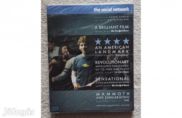 A közösségi háló (papír feknis)(bontatlan) blu-ray blu ray film