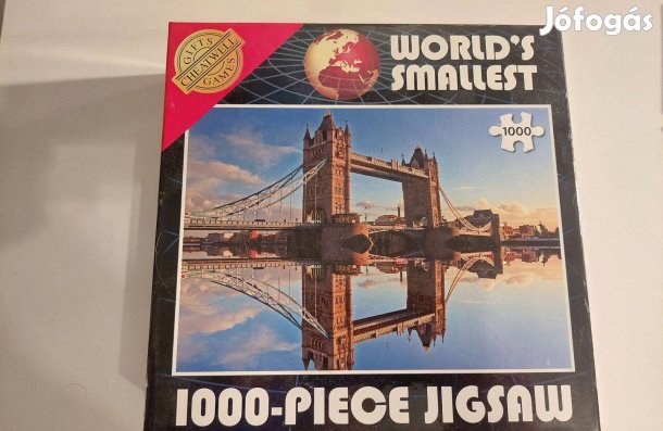 A legkisebb 1000 darabos puzzle a világon, hiánytalan, Tower Bridge
