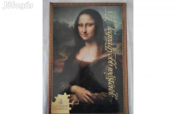A legnagyobb mesterek-Négy festmény puzzle egy könyvben