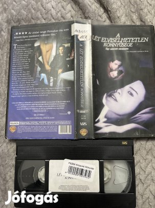 A lét elviselhetetlen könnyűsége vhs kistok thriller