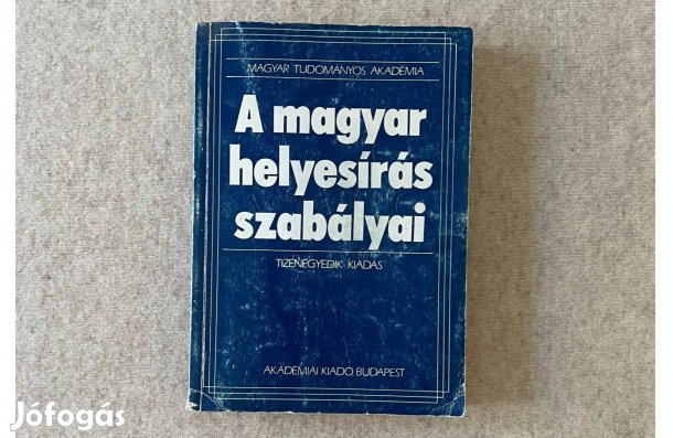 A magyar helyesírás szabályai könyv