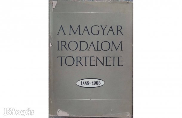 A magyar irodalom története 1849-1905