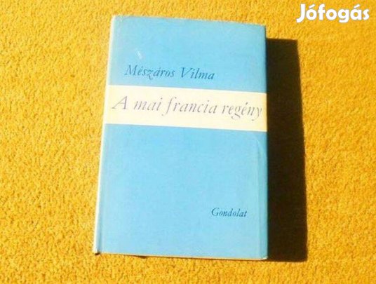 A mai francia regény - Mészáros Vilma - Új könyv