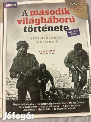 A második világháború története DVD melléklettel