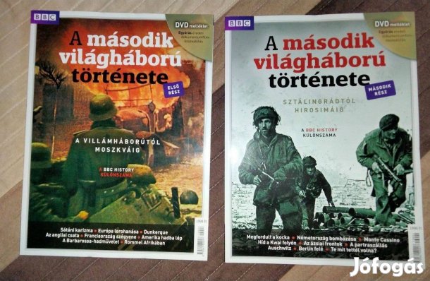 A második világháború története I.II. dvd melléklettel