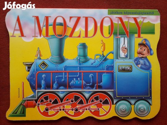 A mozdony foglalkoztató könyv gyerekeknek könyv
