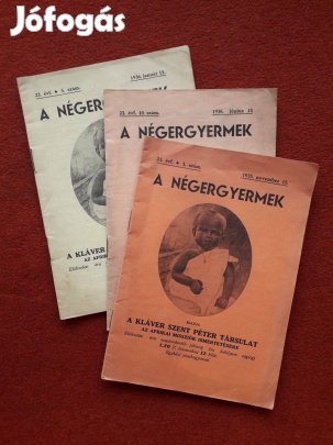 A néger gyermek, apró folyóiratok