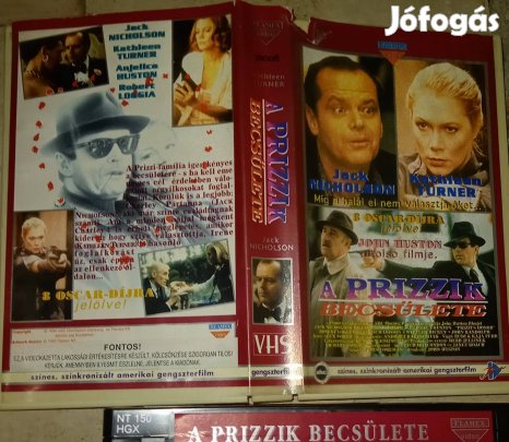 A prizzik becsülete - krimi vhs - nagytok