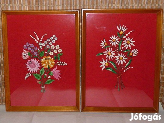 A retro jegyében: hímzett faliképek