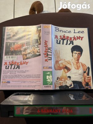 A sárkány útja vhs kistok akció Bruce Lee 