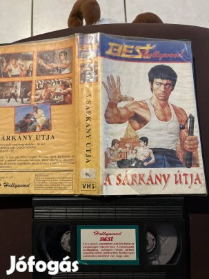 A sárkány útja vhs nagytok akció Bruce Lee